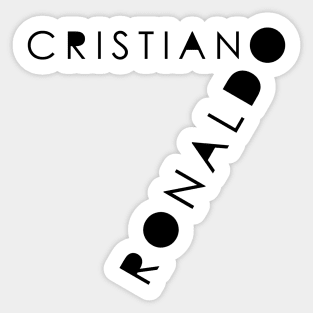 Ronaldo 7 Sticker